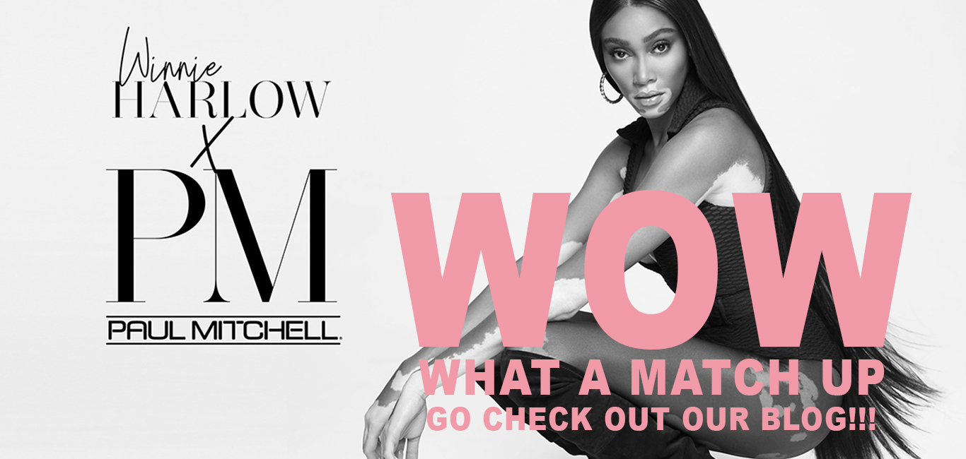 Winnie Harlow; Paul Mitchell campiagn images; credit: Micaiah Carter