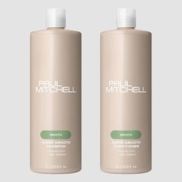 SUPER SMOOTH SHAMPOO & CONDITIONER LITRE DUO