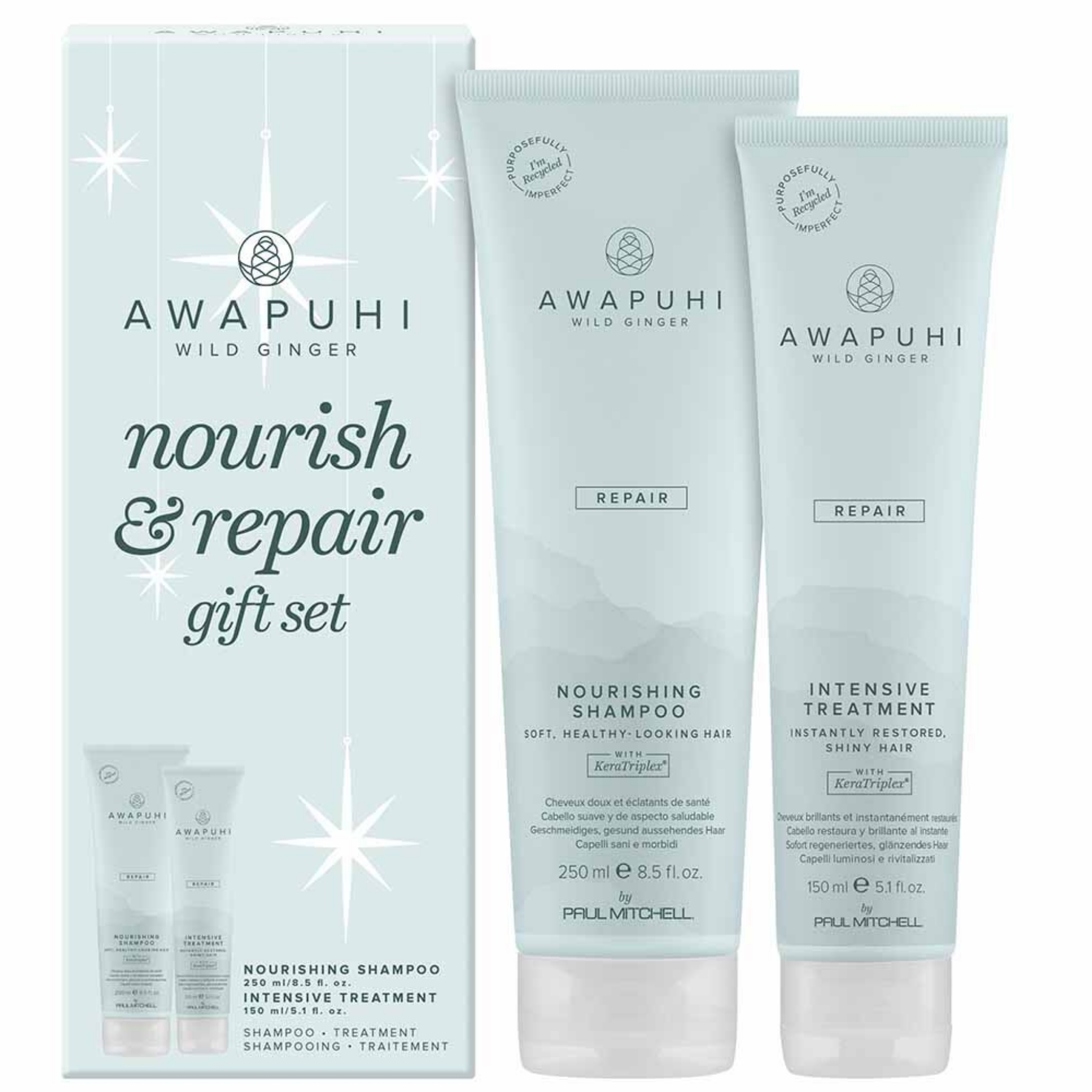 AWAPUHI WILD GINGER NOURISH & REPAIR GIFT SET